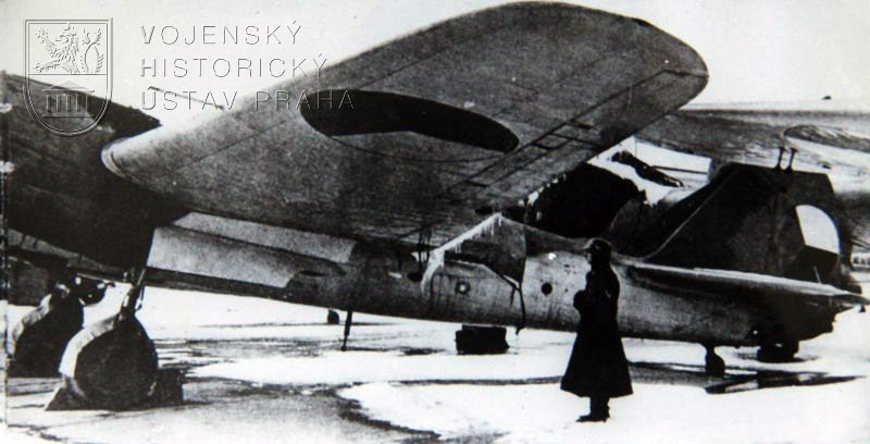Seized: a Czechoslovak bomber, probably an Avia B-71.